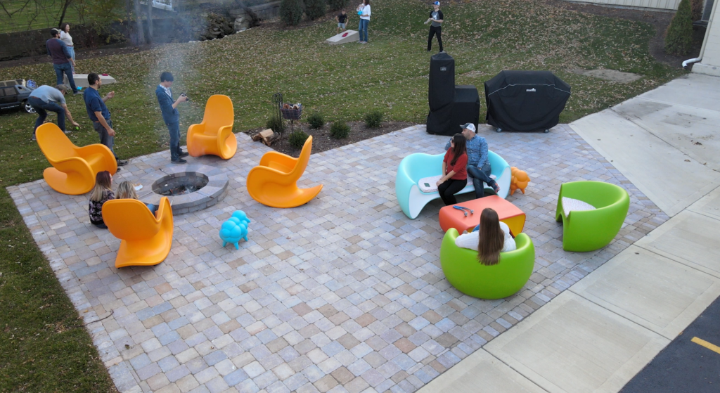 Funky store garden furniture